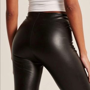 Abercrombie and Fitch  Vegan Leather Leggings